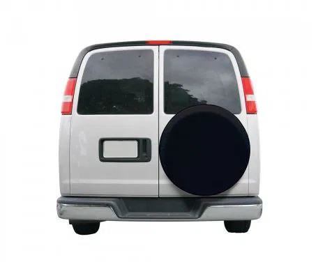 75347 – CLASSIC ACC Spare Tire Cover, Fits 26-3/4 Inch To 29-3/4 Inch Diameter Tires Plain Black Vinyl All Weather Pr...